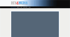 Desktop Screenshot of dev4media.com